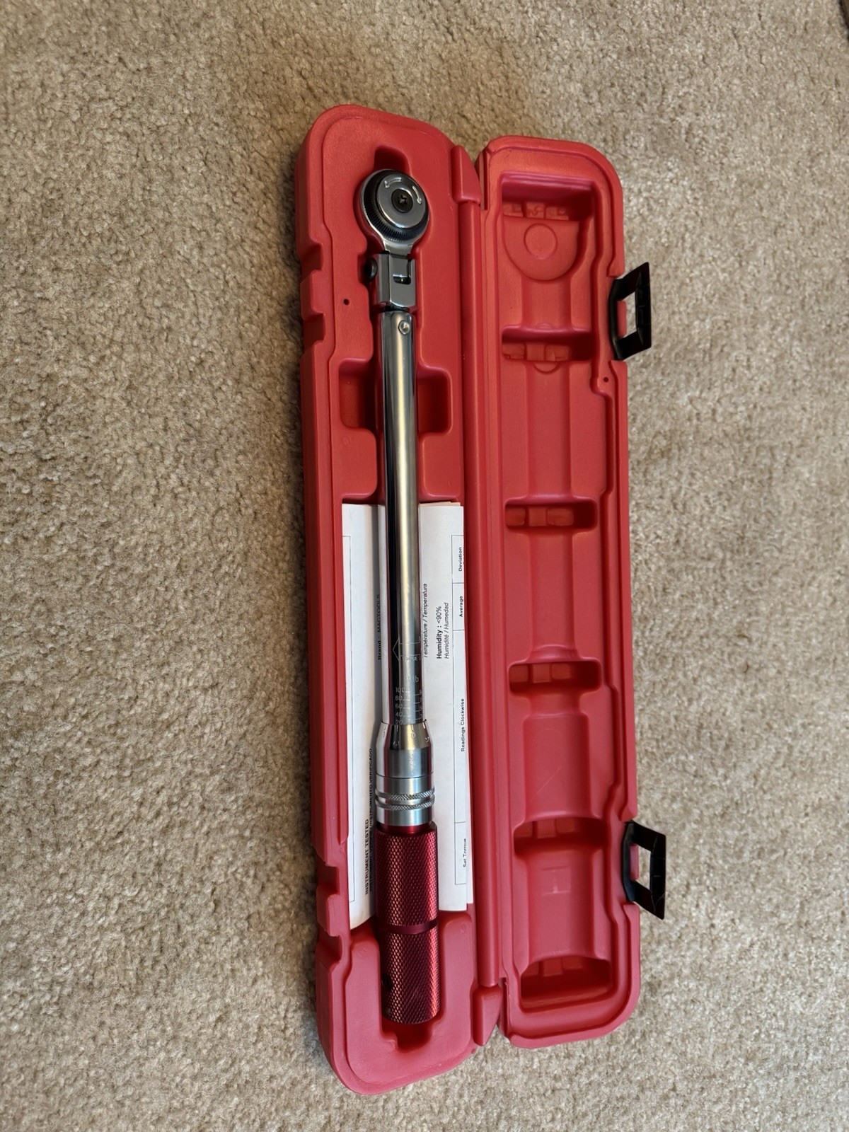 MAC TOOLS TWXF100 - 3/8" DRIVE FLEX-ROUND HEAD 10 - 100 FT- LBS TORQUE WRENCH