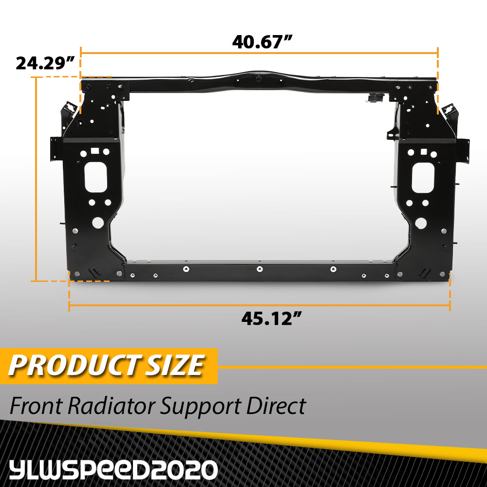 New Front Radiator Support Direct Replacement Fit For 2019-2022 Jeep Cherokee
