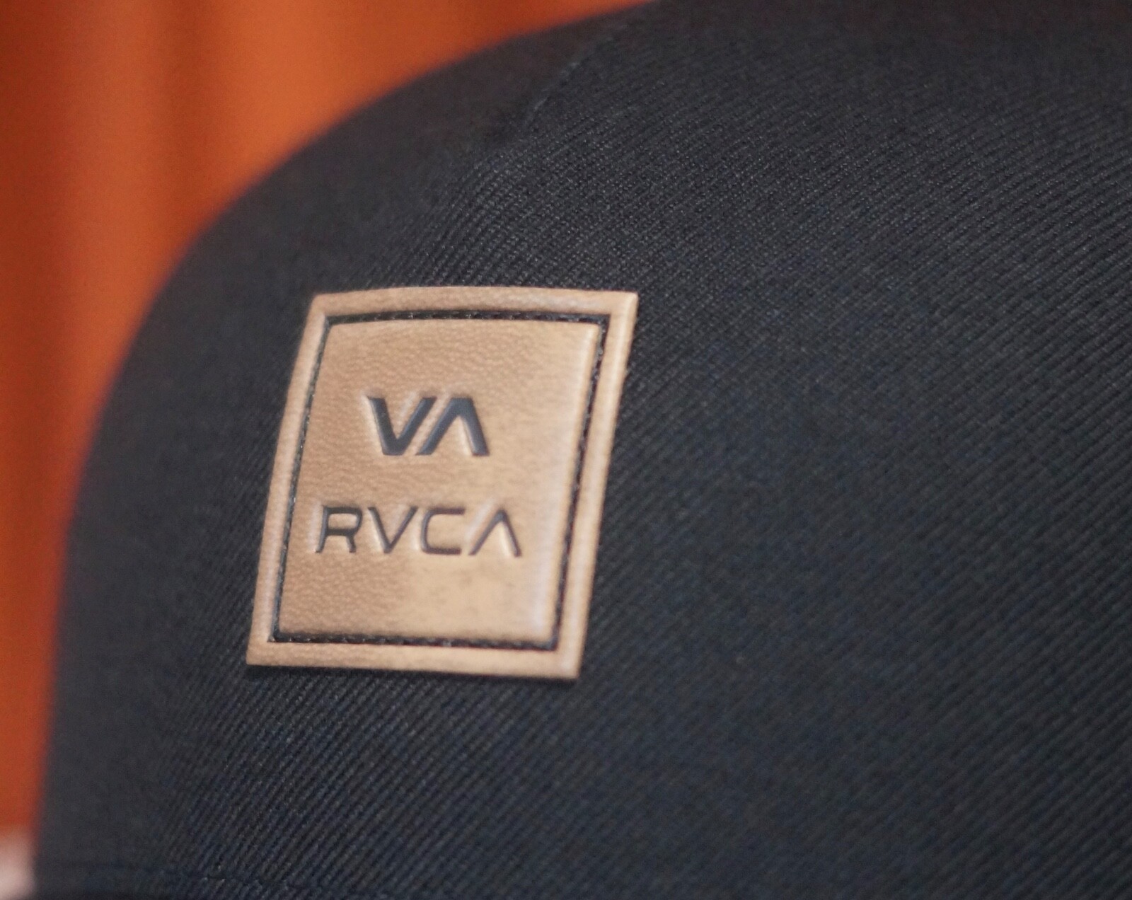 New Rvca Patch Black Curved Mesh Trucker MID FIT Mens Snapback Hat RHTRVC-7
