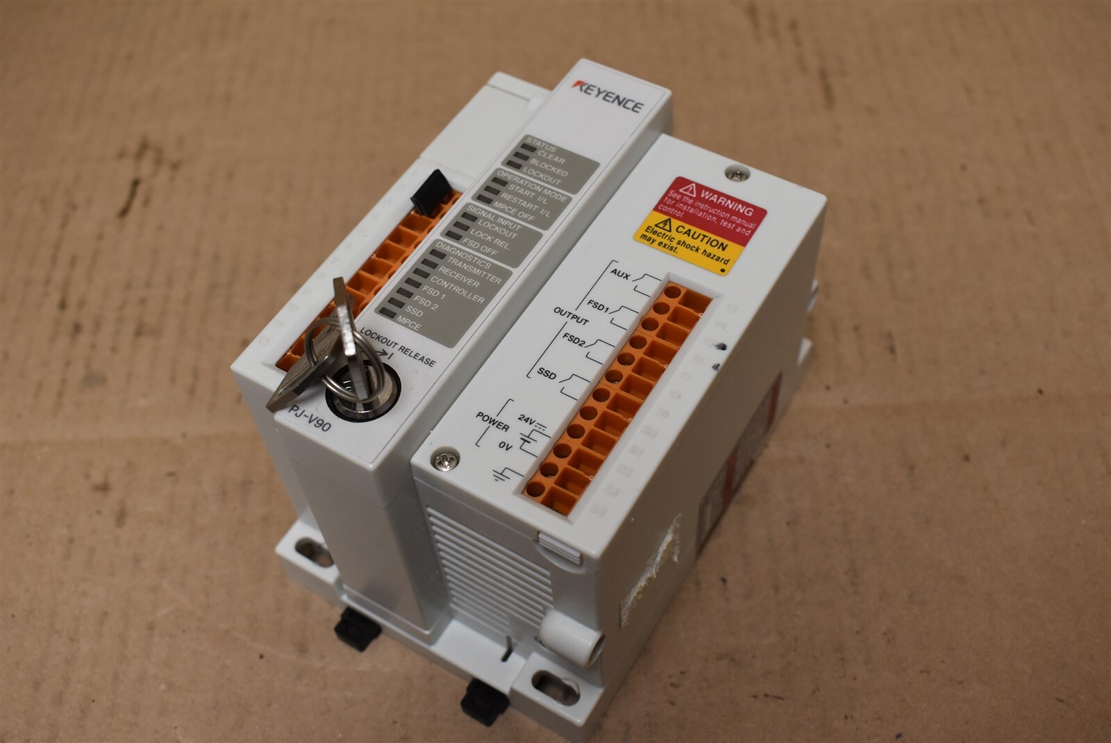Keyence Corporation Light Curtain Control Module P/N PJ-V90