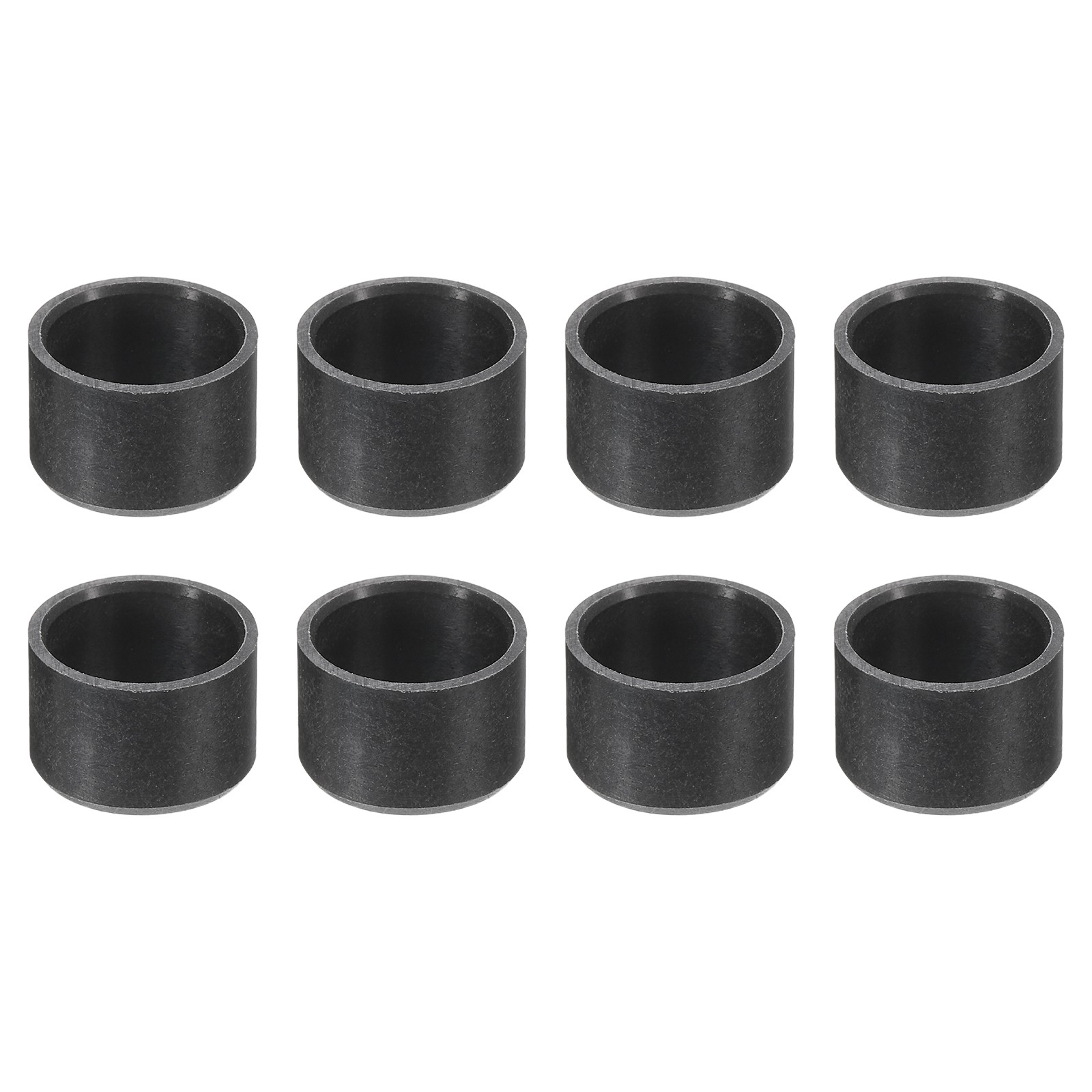 8Pcs ID 10mm x OD 12mm x Length 8mm Sleeve Bearing Plastic POM Oilless Bushing