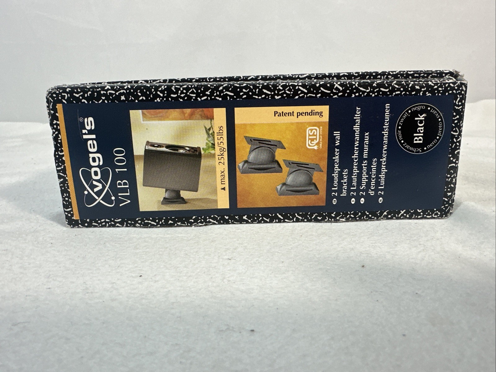NOB Evolution VLB-100 Loudspeaker Wall Brackets WITH mounting Hardware
