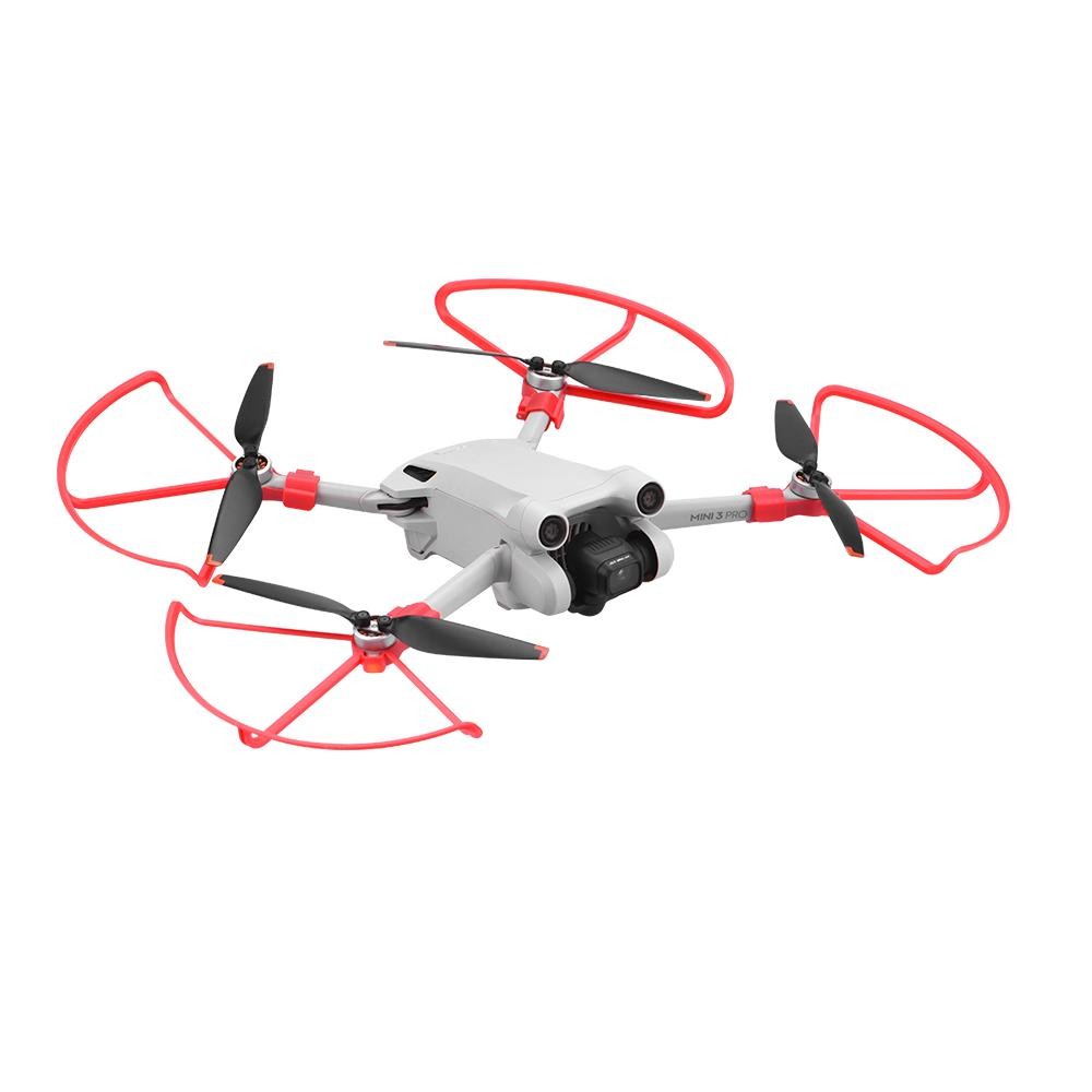 4* Red Propellers Blades Protectors Props Guards for DJI Mini 3 Pro Drone Parts