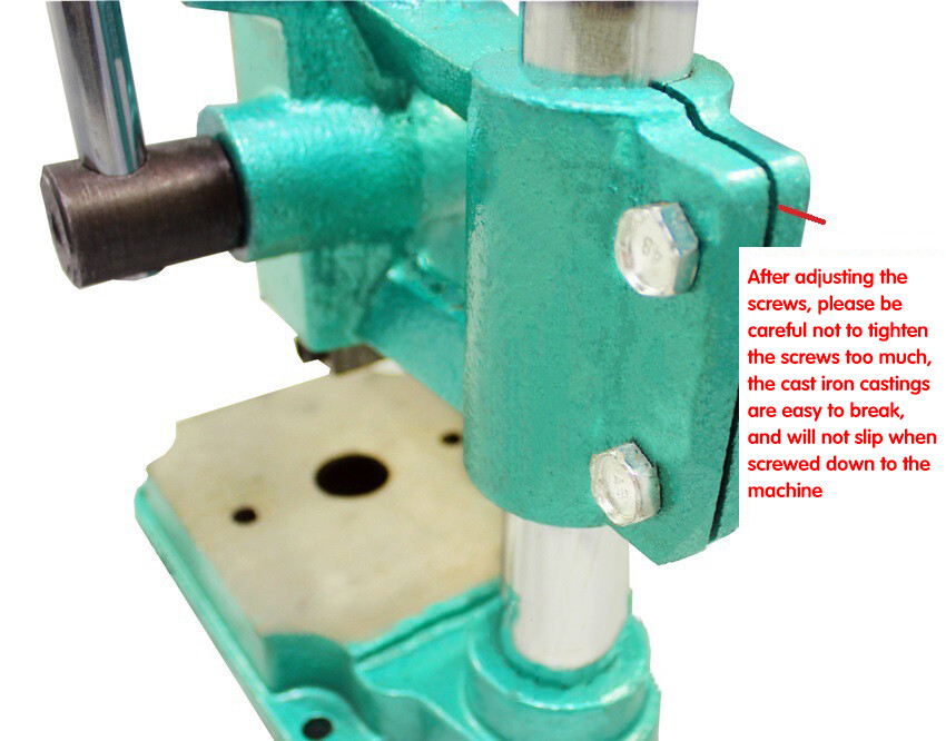 Leather Hole Puncher Hand Punch Machine Manual Embossing Imprinting Press Tool