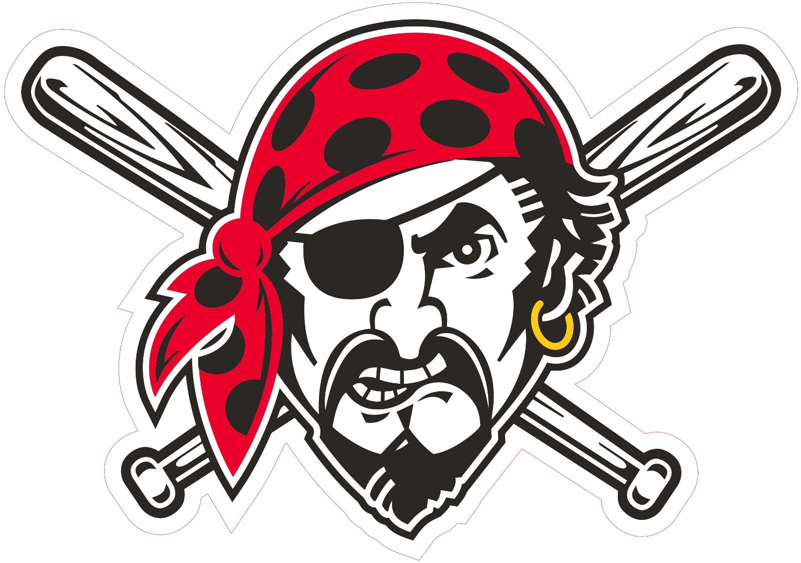 (NOT A PATCH) Pittsburgh Pirates HTV Heat Transfer Vinyl Iron On