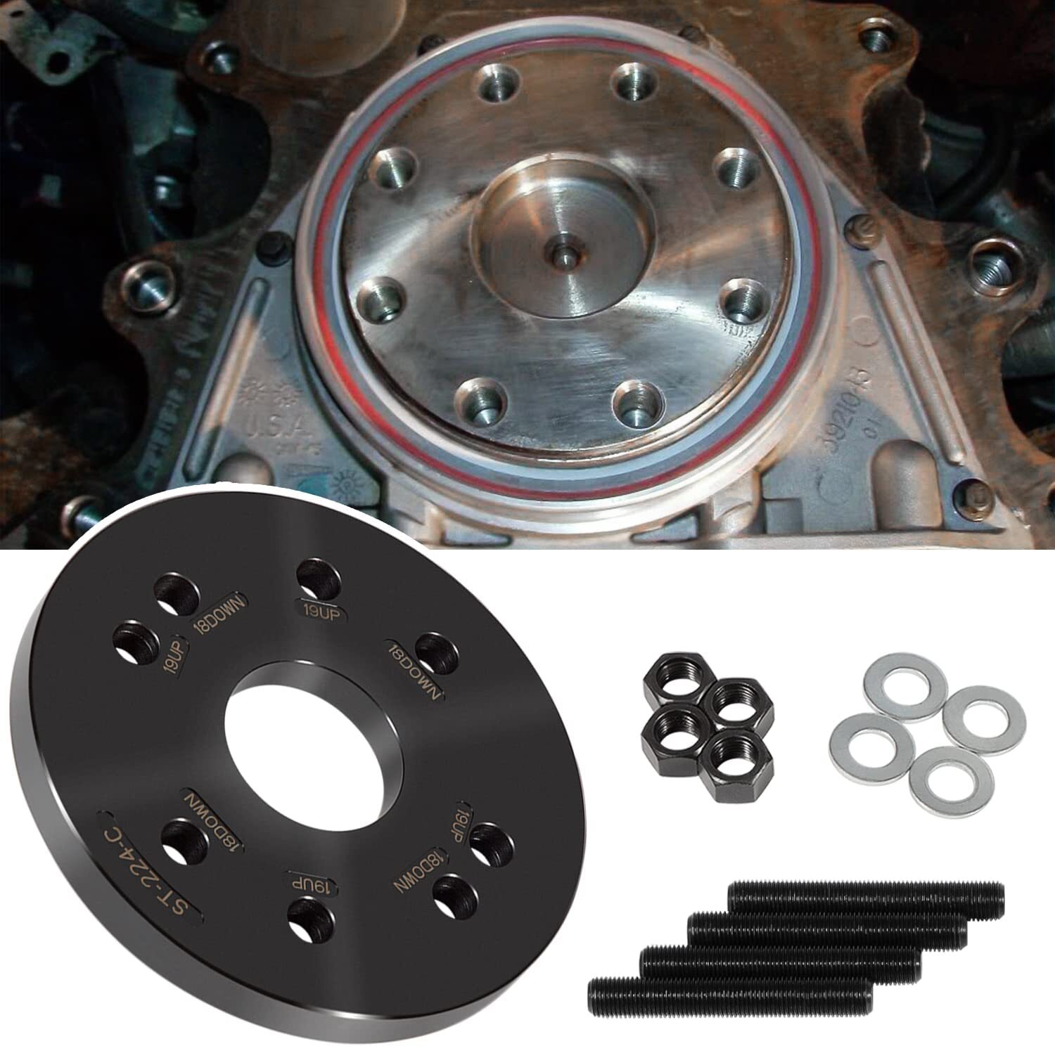 Rear Crankshaft Seal & Wear Sleeve Installer Tool 3824078 2063800090 Alt ST-224C
