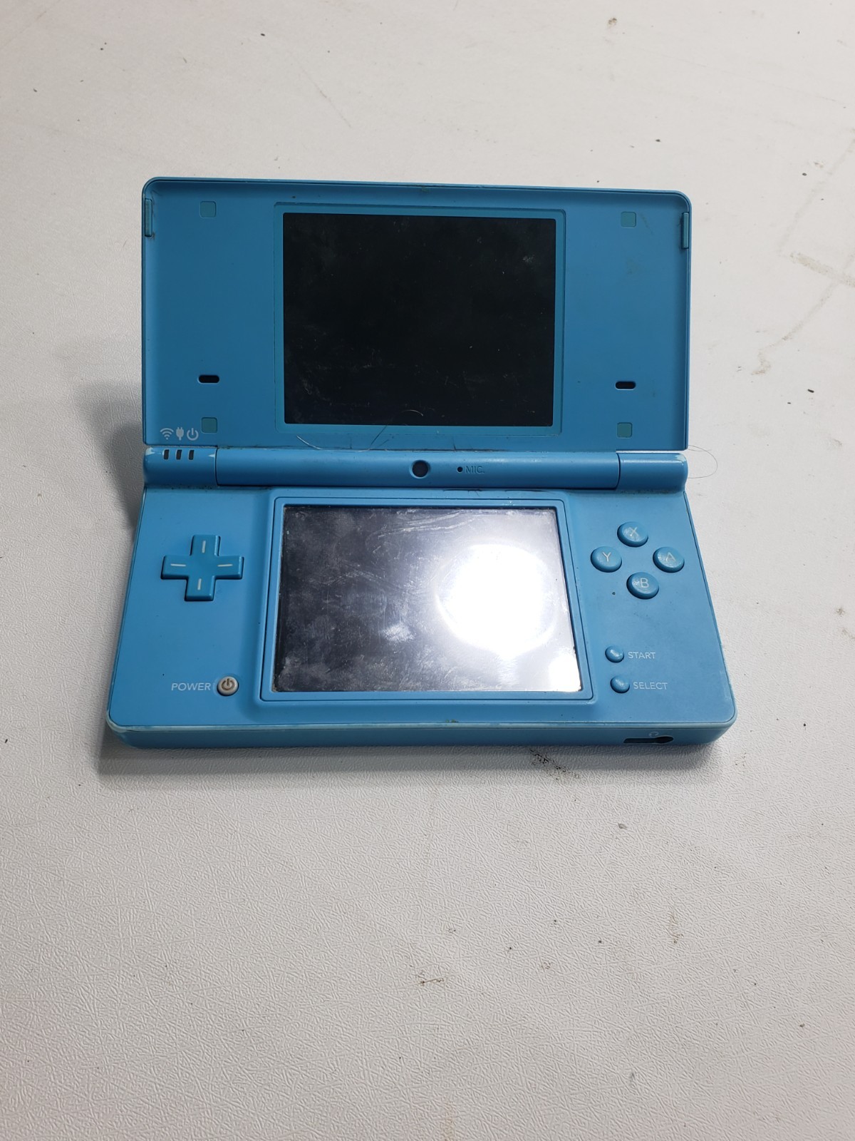 Nintendo DSi Blue Handheld Video Game  Tested Working Camera Console Only