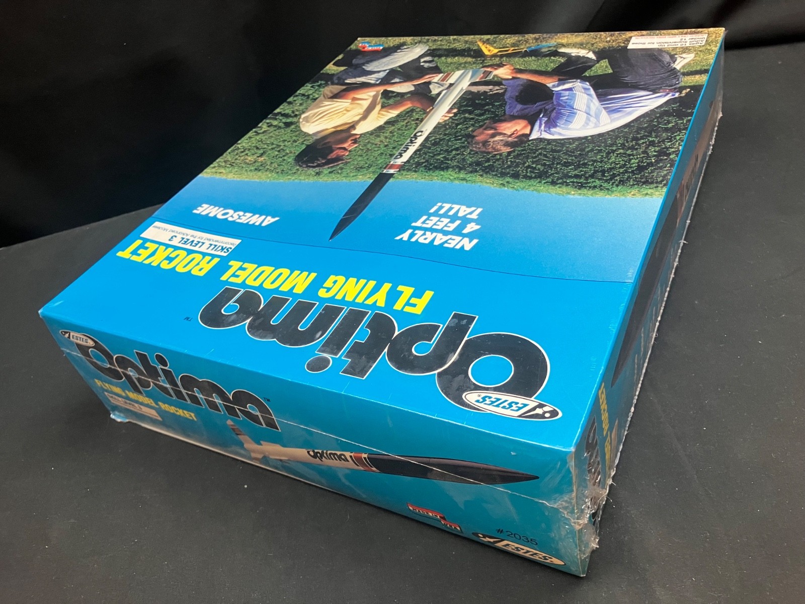 Estes 1st Issue Optima #2035 Flying Model Rocket Kit In Shrink Wrap - Pristine
