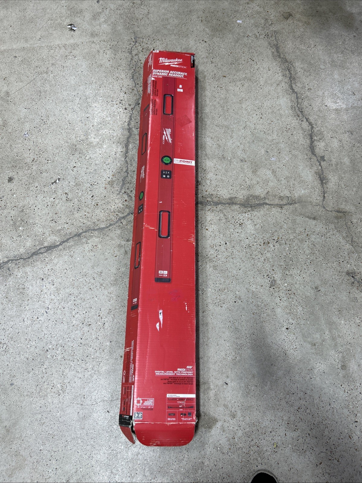 Milwaukee REDSTICK 48 in Digital Level - Red (MLDIG48) Z270