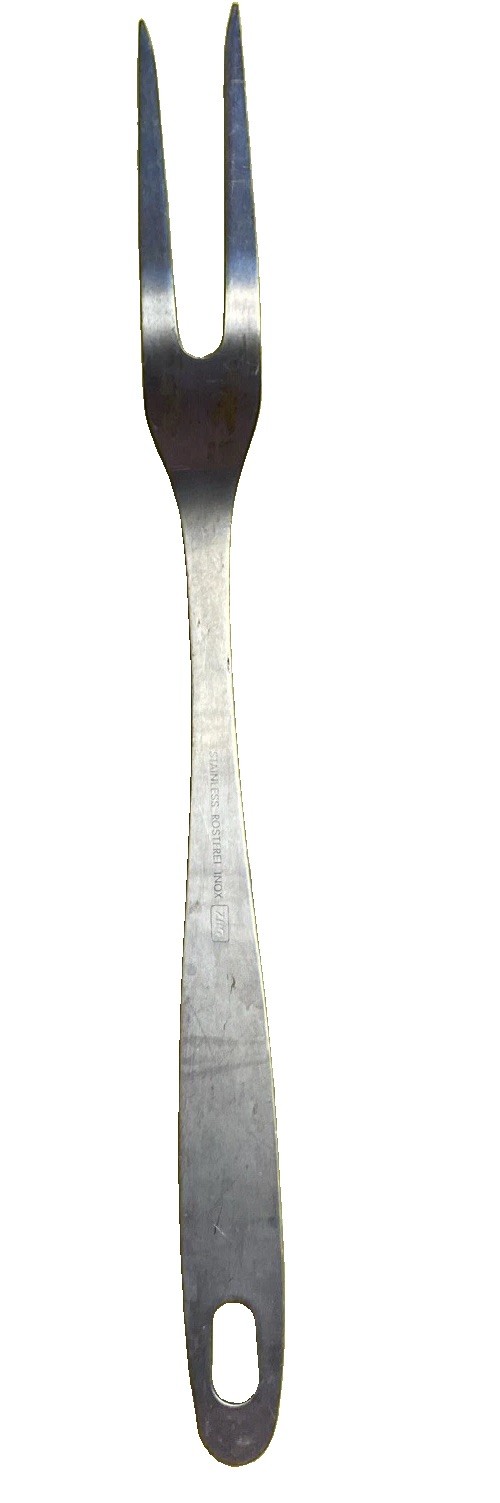 12” Stainless Steel Serving Carving Fork INOX Rostfrei Stamped ZHG