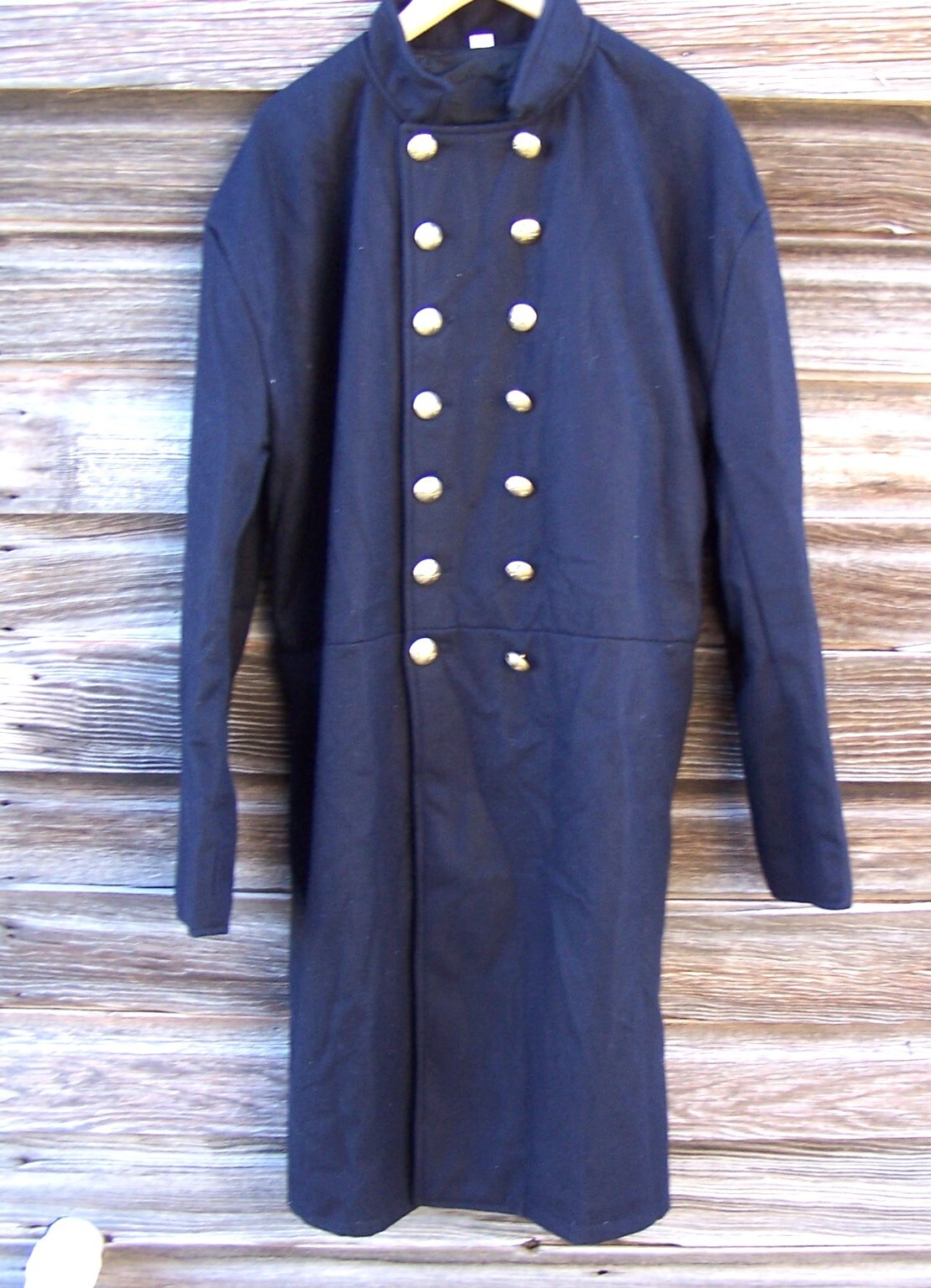 Civil war union federal single breasted frock coat pleated   42