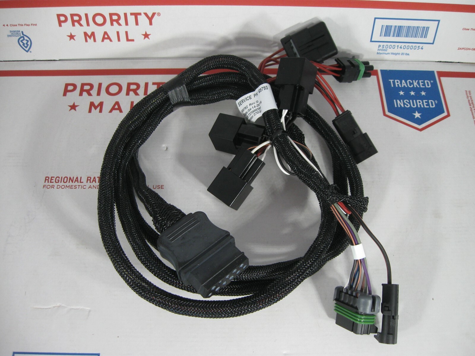 GENUINE OEM WESTERN FISHER PLOW 11-PIN WITH RELAYS LIGHT WIRE HARNESS 69793