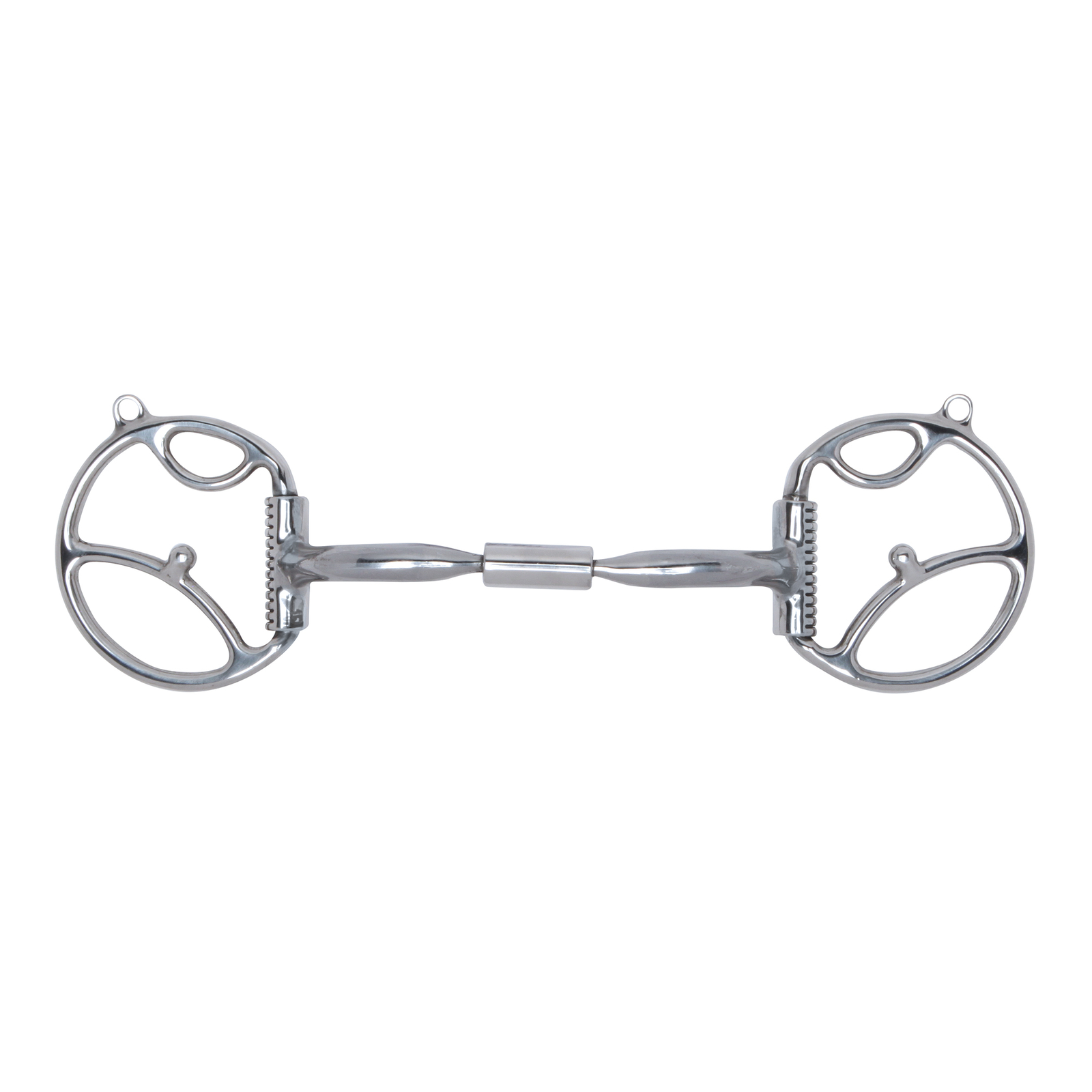 Myler Western Dee with 2 Hooks with Sweet Iron Comfort Snaffle Wide Barrel MB 02