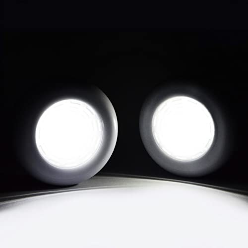 LED Puck Lights, Tap Light Battery Operated Push Button Light Stick Up 8-Pack