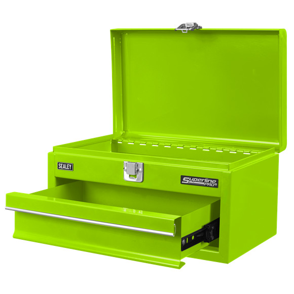 Sealey Tools Superline Pro MINI Toolbox 1 Drawer GREEN 260 x 166 x 142mm