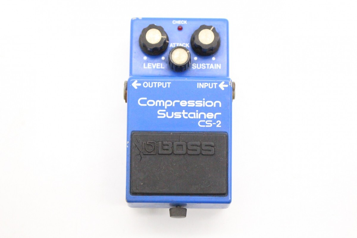 BOSS CS-2 Compression Sustainer Compressor Guiter Effect Pedal used japan