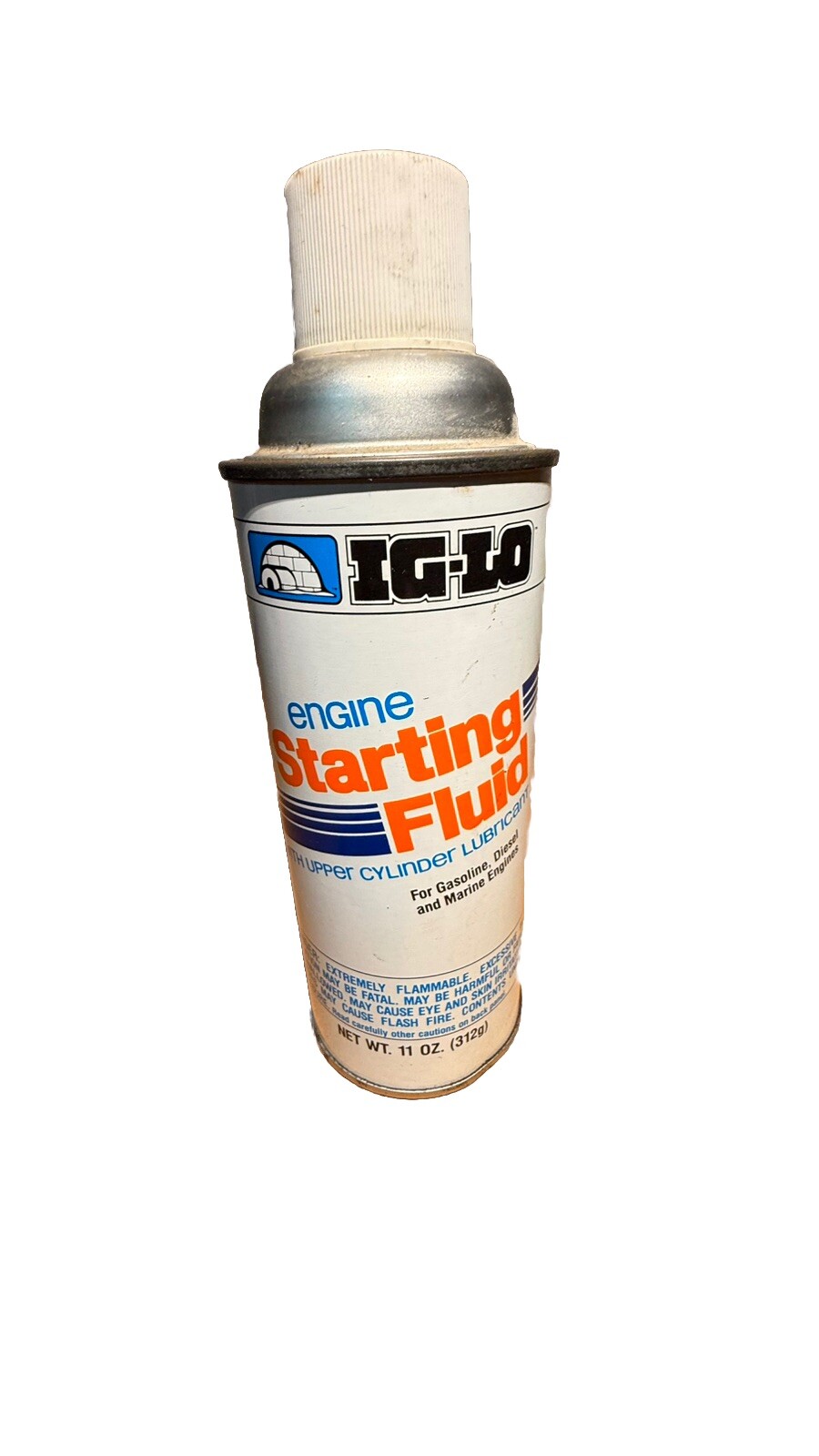 New Unopened Ig-Loo Engine Starting Fluid 11oz Can W/ Upper Cylinder Lubricant