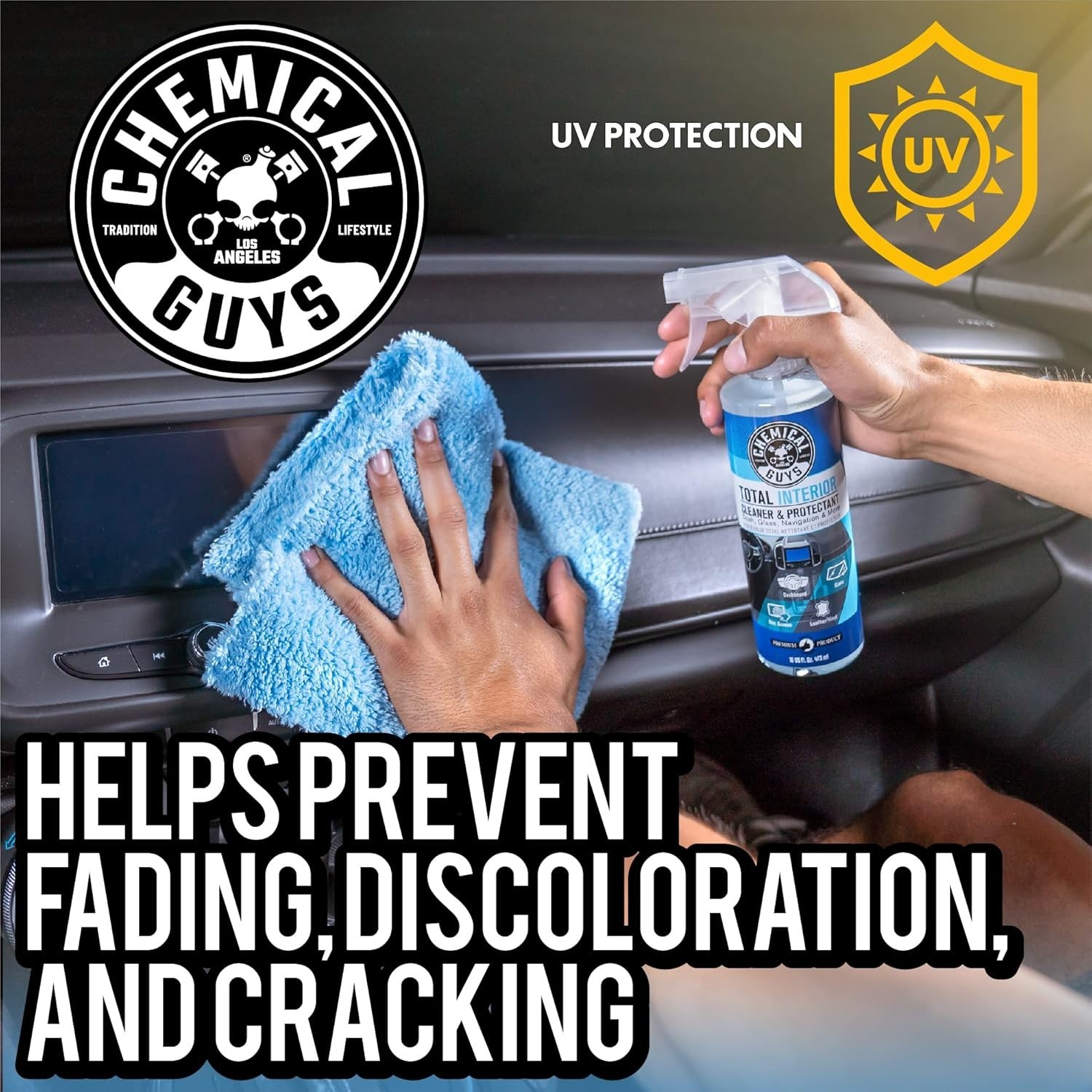 Total Interior Cleaner & Protectant Interior Cleaner, Cleans & Protects Leath...