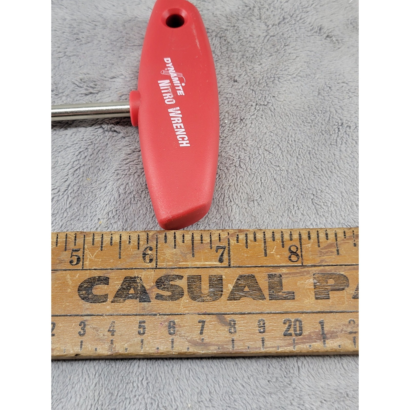 Dynamite Nitro Wrench 5/16" T-Handle Nut Driver Red Chrome Vanadium RC Tool