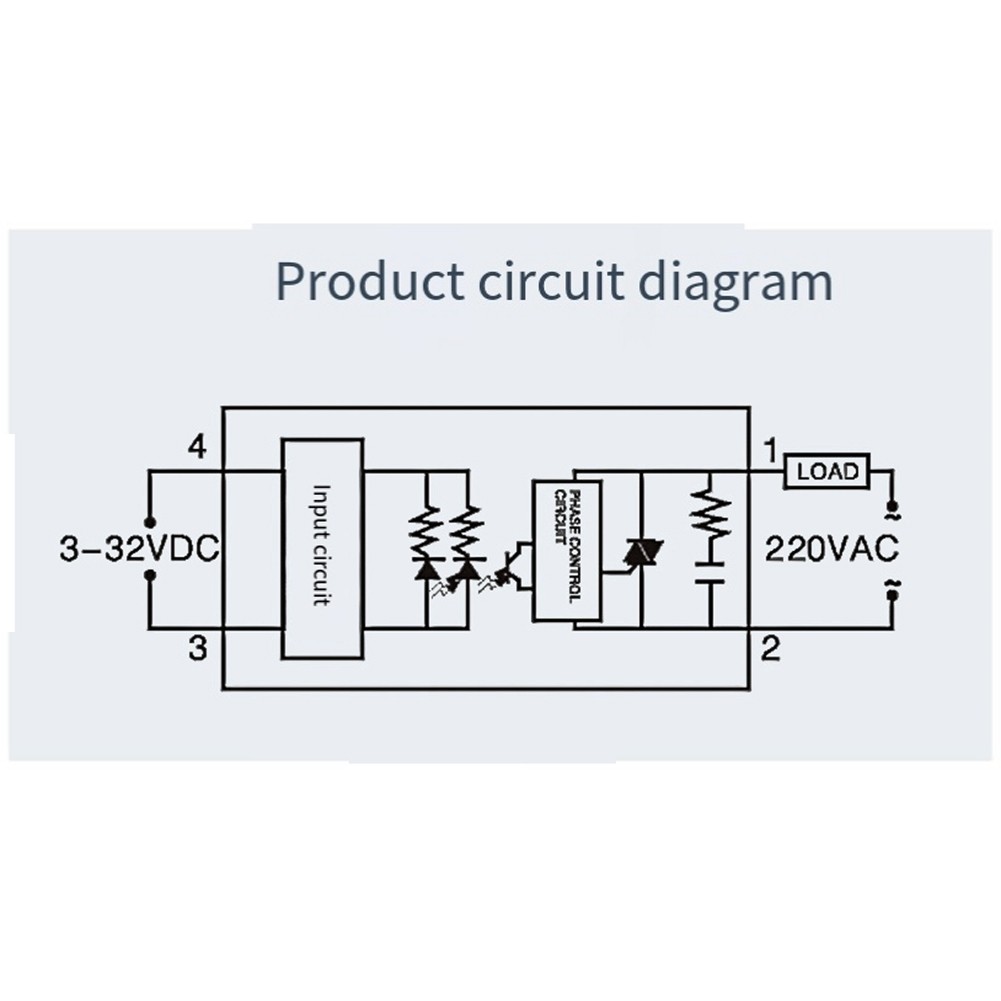 Single Phase Solid State Relay, Single Phase SSR, DC Control, AC Semiconductor r8366