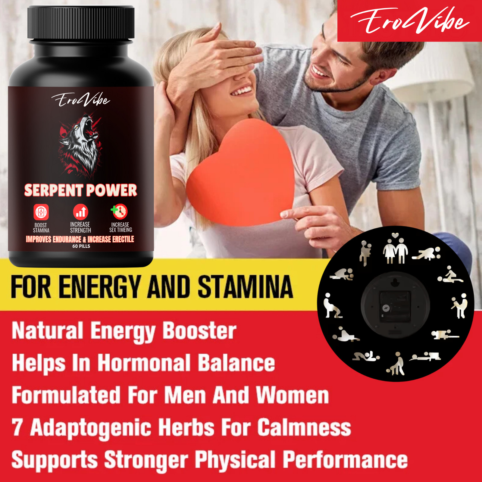 Booster For Better Performance And Stamina Power For Men 60 Caps