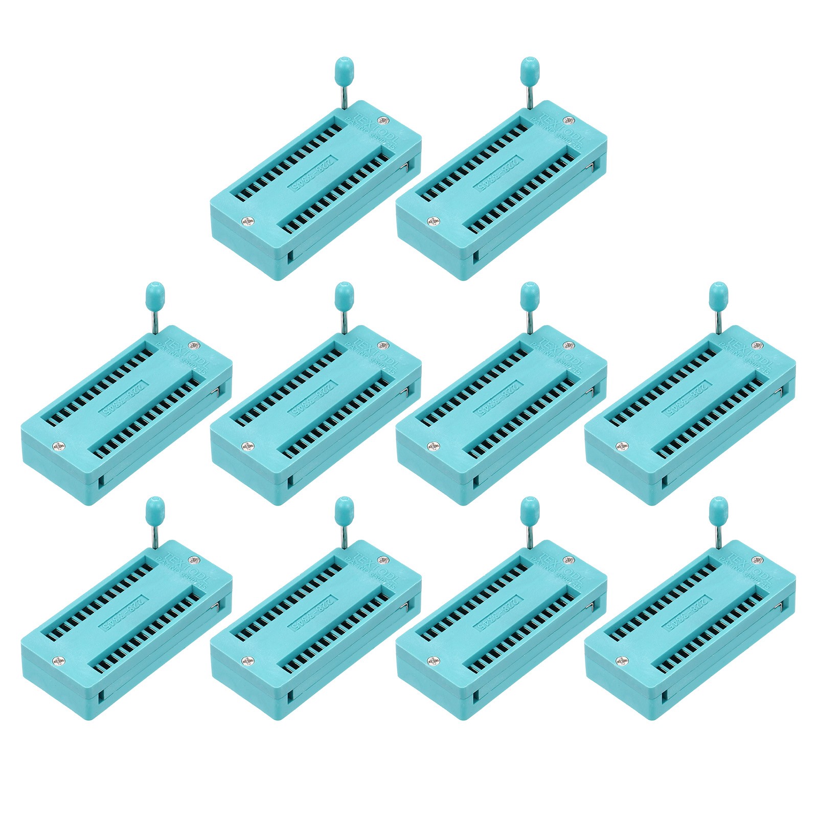 10Pcs Universal IC Test ZIF Socket 28 Pin 2.54mm Pitch DIP
