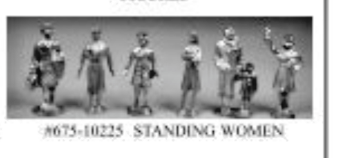Bowser O scale #10225 Standing Women