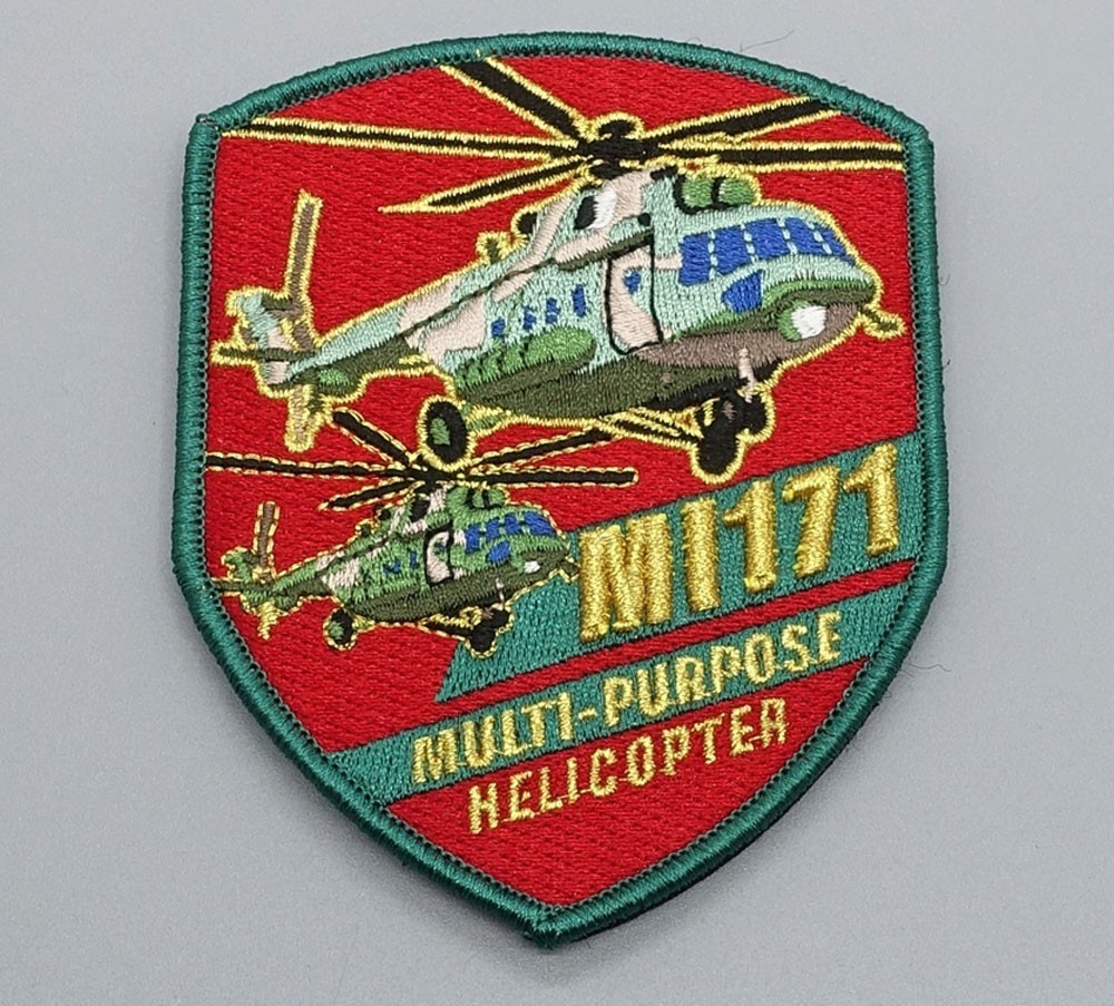 China Air Force MI171 MULTI-PURPOSE HELICOPTER Patch Jacket Badge-70374