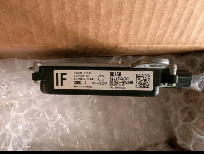 2014-2017 LEXUS IS 200t 250 350 BLIND SPOT MONITOR SENSOR MODULE OEM 88162-0W340