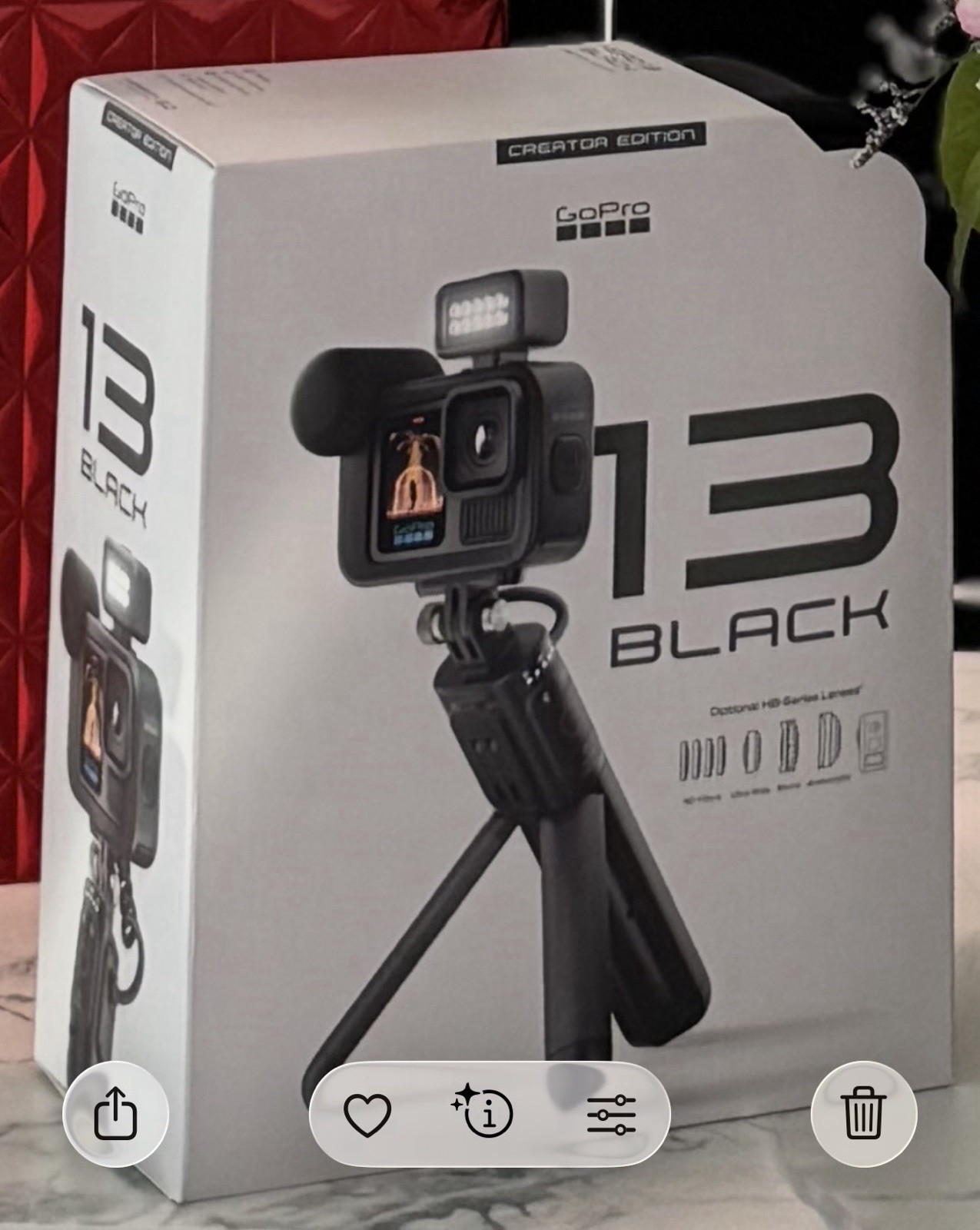 GoPro Hero 13 Black Creator Edition Bundle with Tripod, Microphone, Light, Moun…
