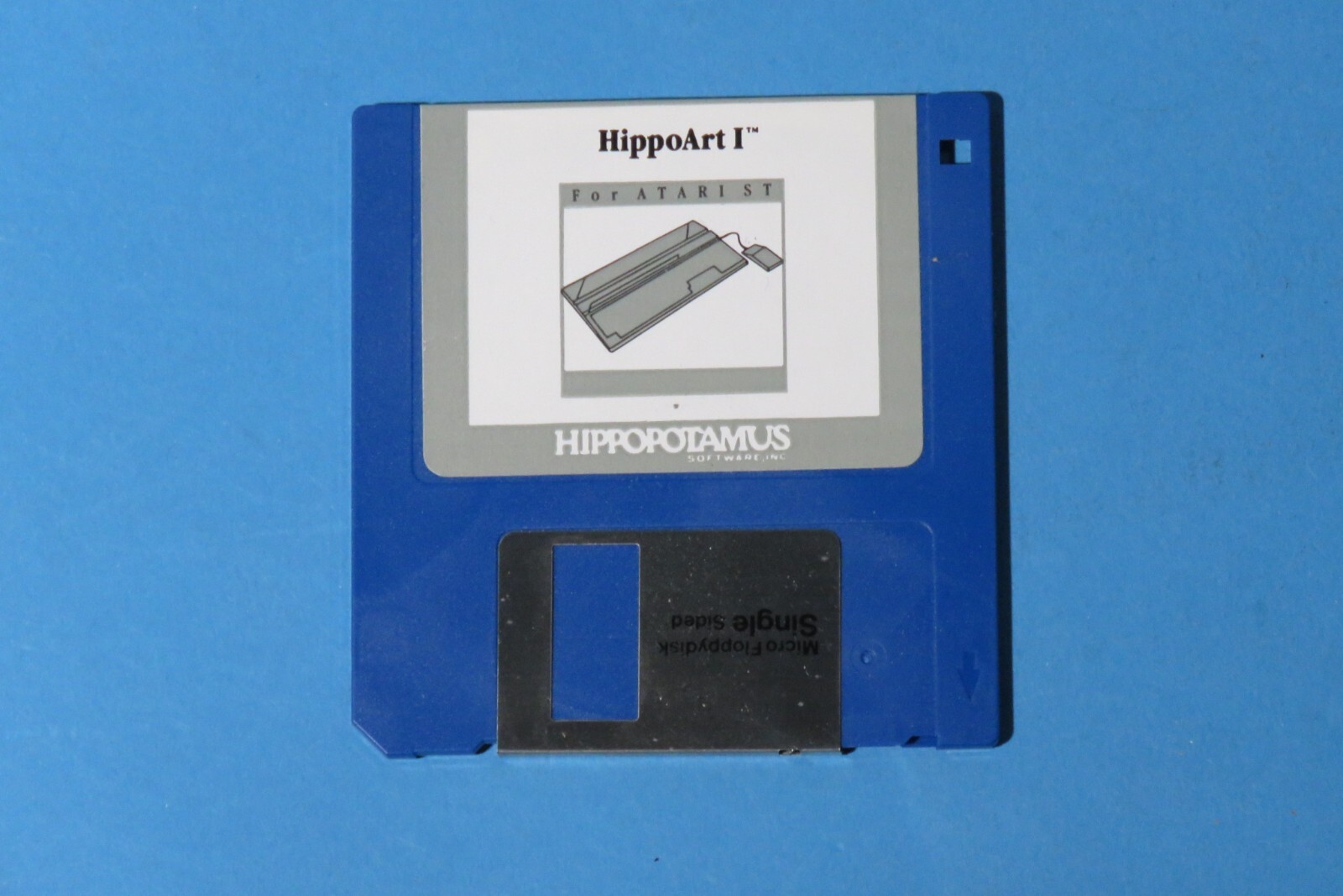 Vintage Atari ST Software: HippoArt Hippopotamus Software & Picture Files NOS