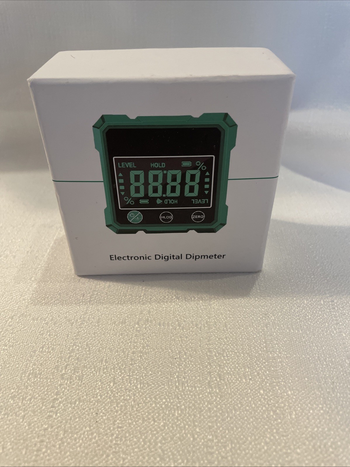 Digital Angle Finder with Laser – 4-Side Dipmeter Gauge