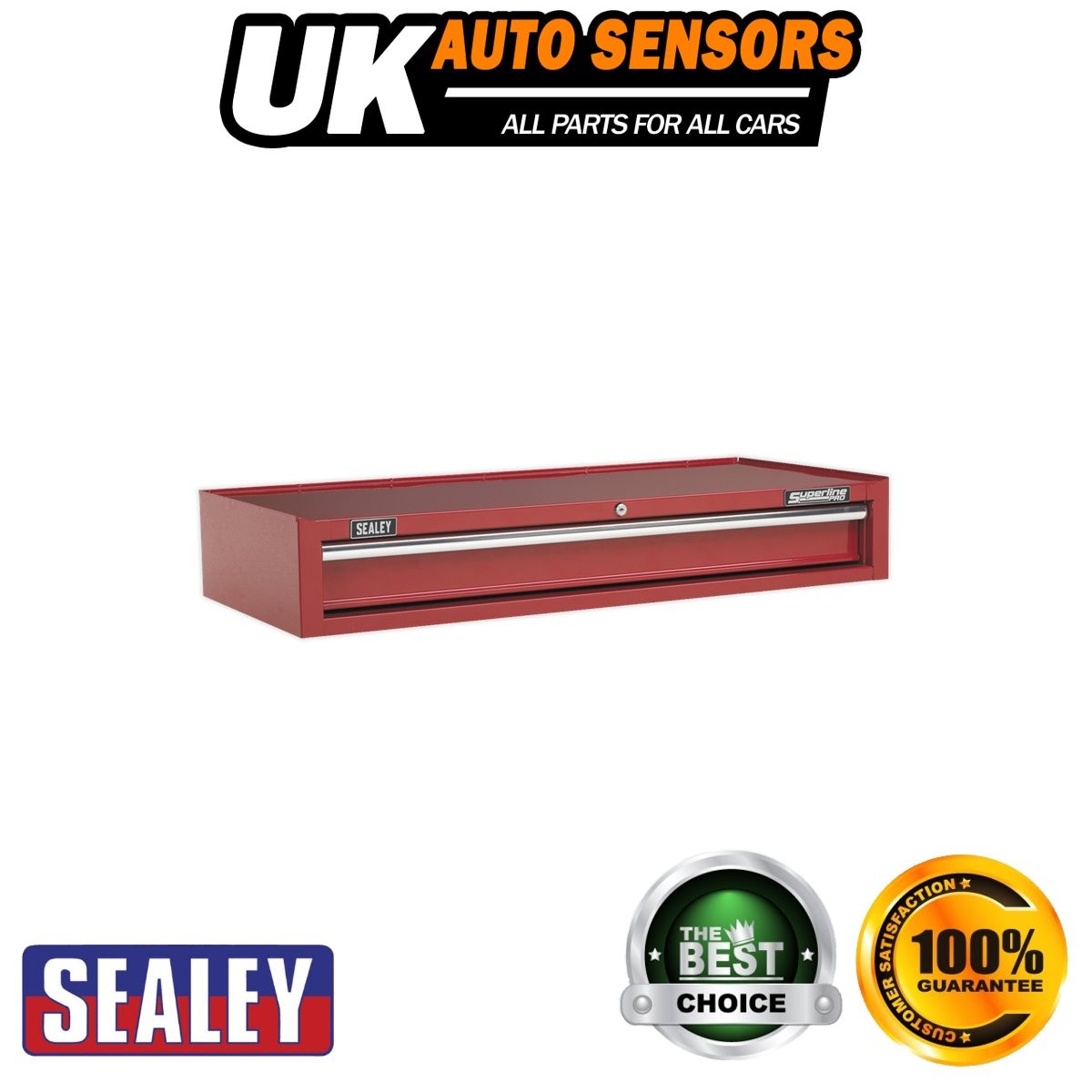 Sealey Superline PRO� Heavy-Duty Mid-Box Tool Chest with Drawer Red AP41119