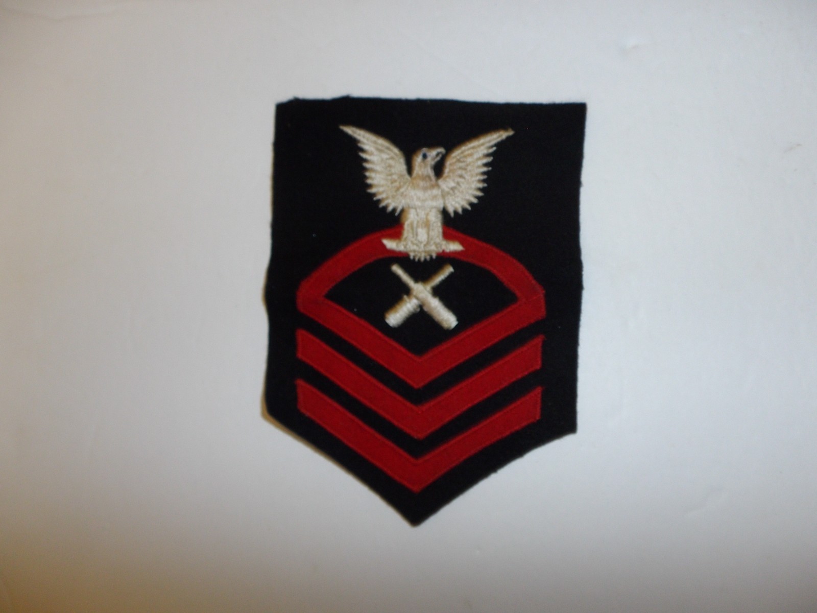 b3861s US Navy WW2 Chief Petty Officer Gunners Mate Rate Blue IR34D