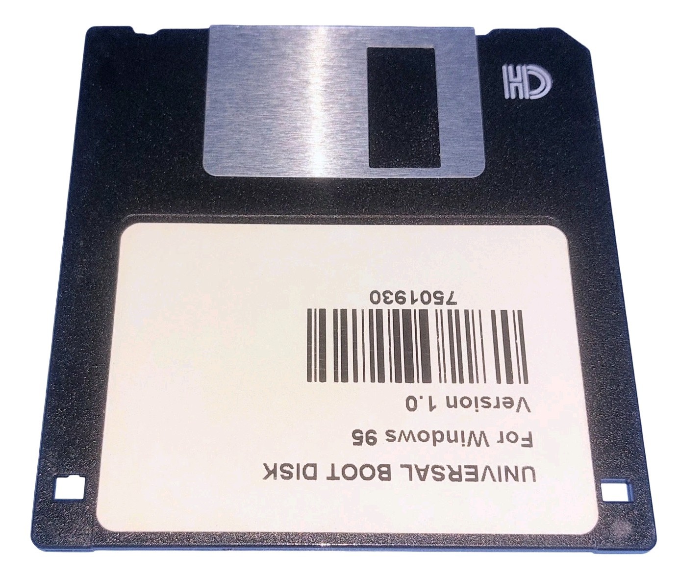 Microsoft Windows 95 Floppy Universal Boot Disk 3 1/2" Version 1.0 7501930 RARE