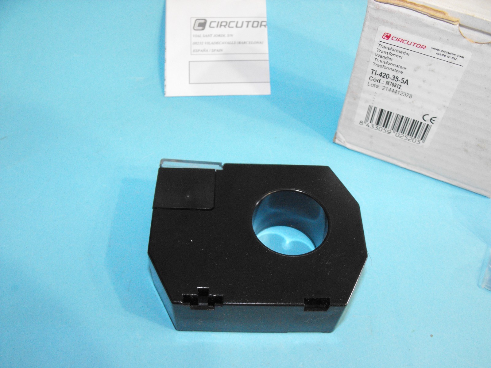 CIRCUTOR TI-420-35-5A.Transformer.COD M70812.NEW