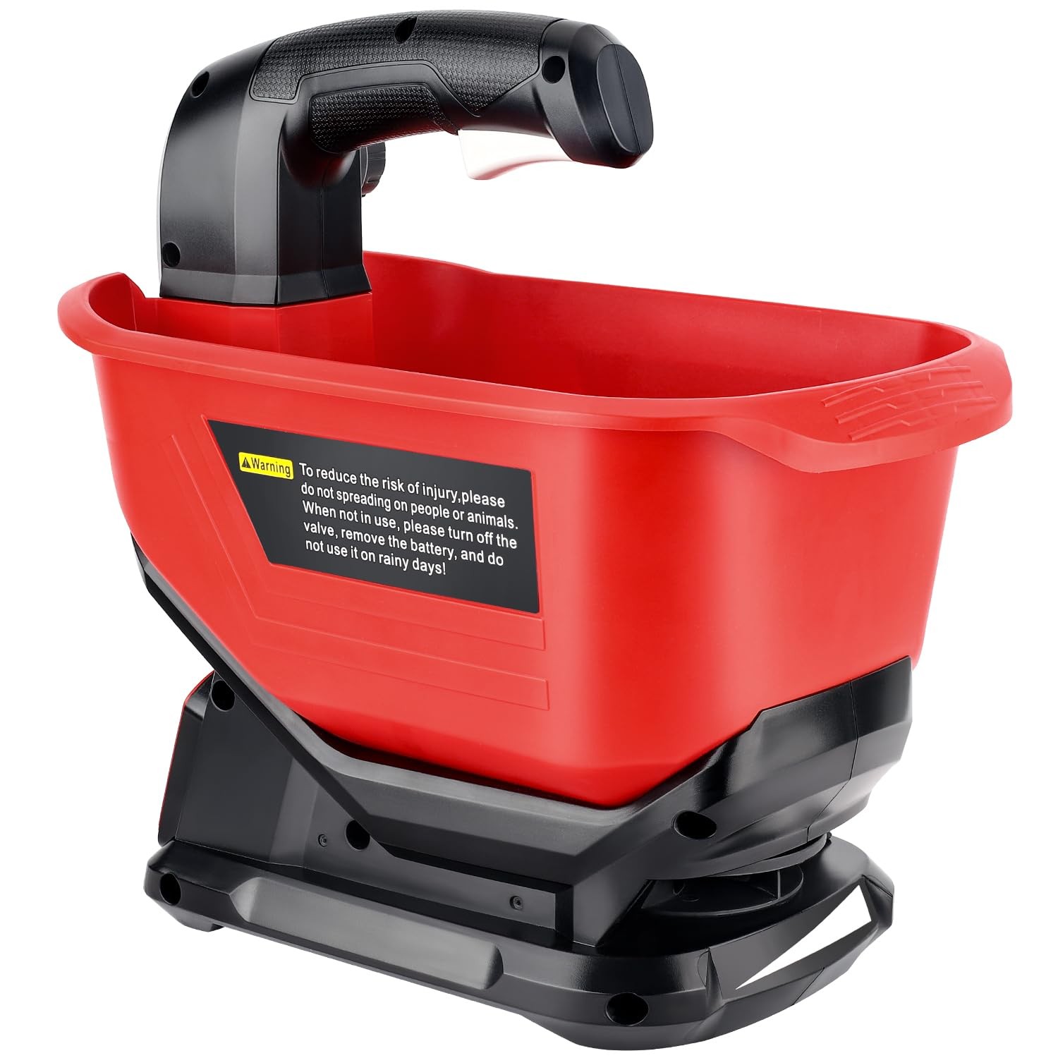 Salt Spreader for Milwaukee 18V Battery,Handheld Seed and Fertilizer Power Sp...