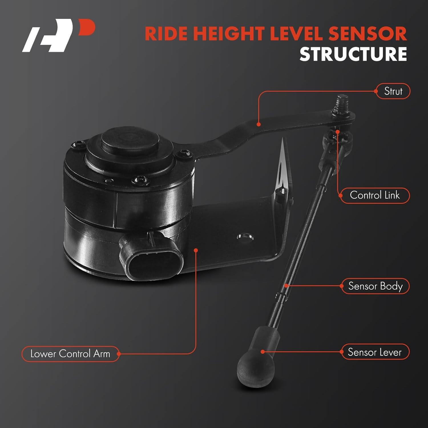 Ride Height Level Sensor Front L/R for Tahoe Yukon Suburban Escalade 2007-2014