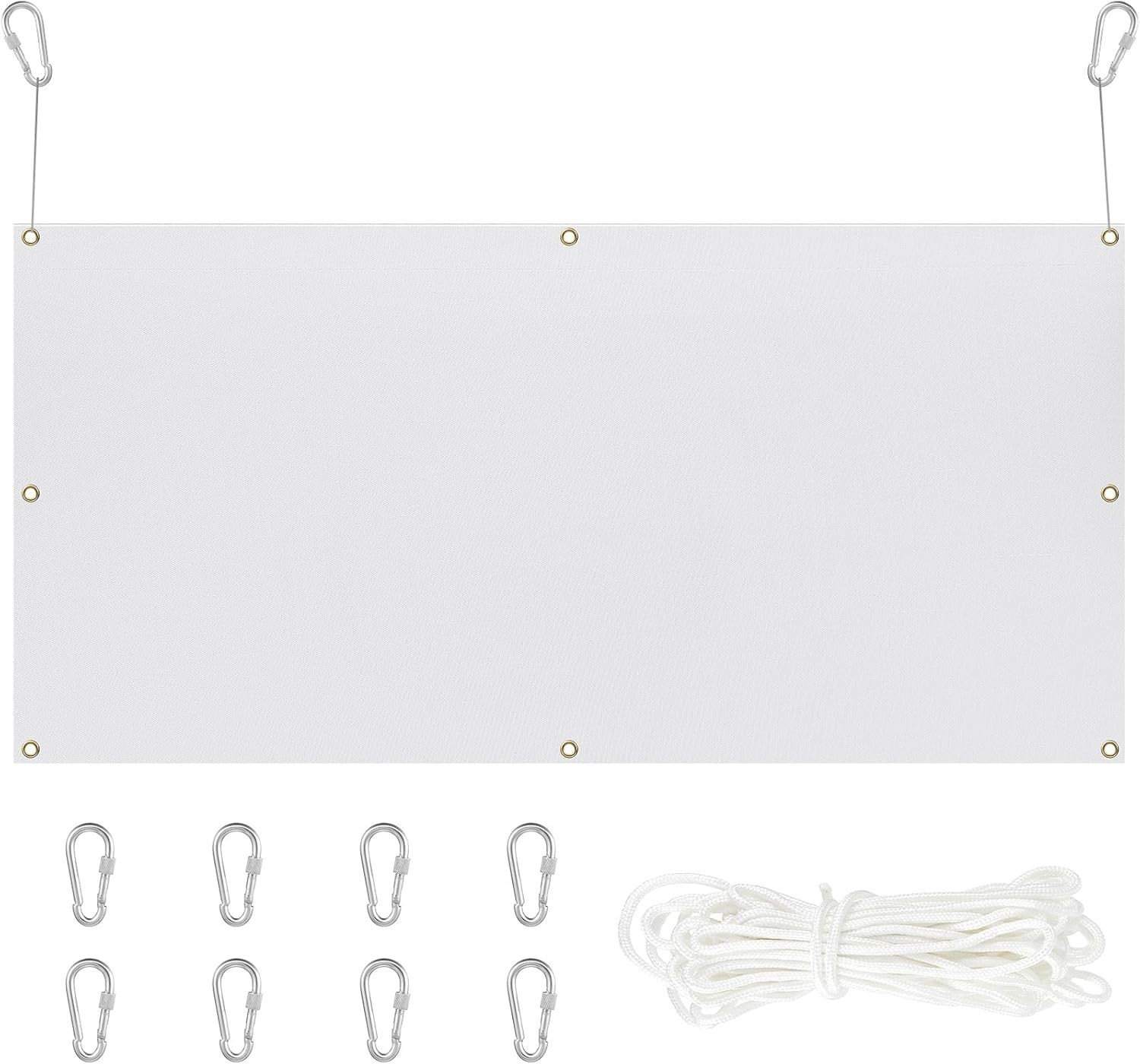 Archery Backstop Netting Heavy Duty with Rope and Hooks Slingshot Archery Net...
