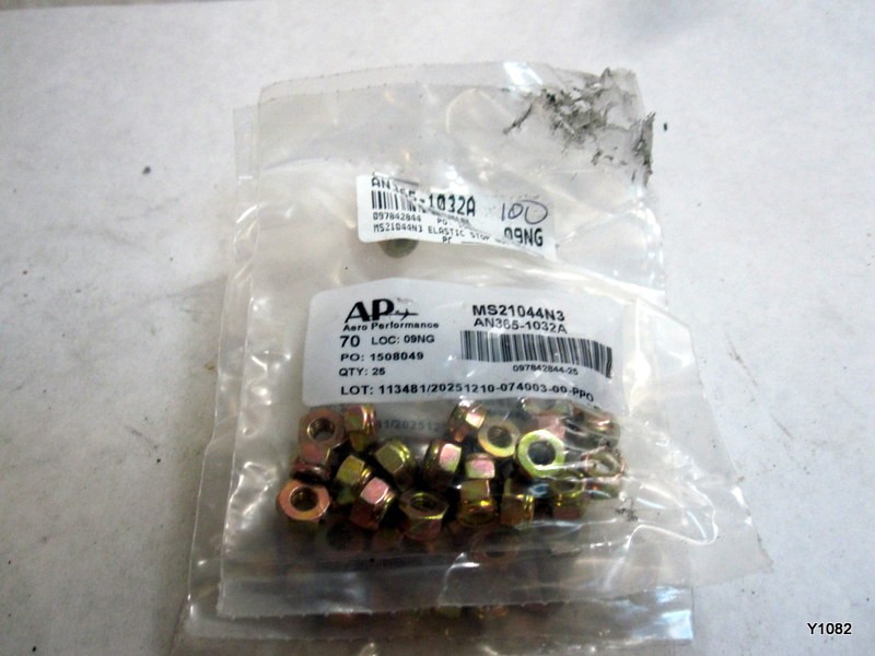 MS21044N3 Elastic Stop Nut AN365-1032A pack of 100