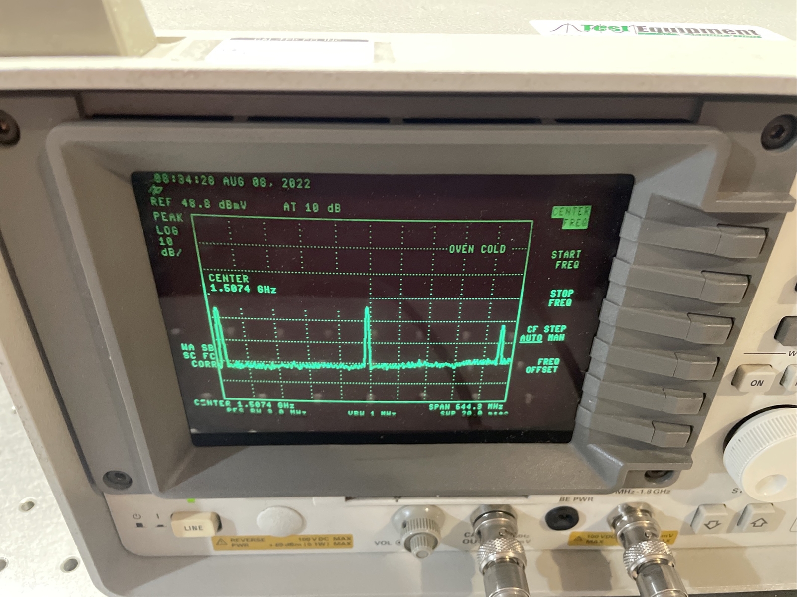 HP 8591E Keysight Spectrum Analyzer OPT 001 004 041