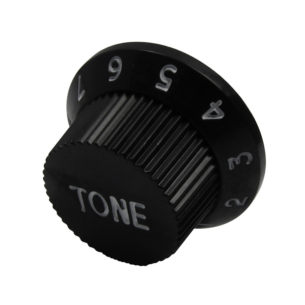 Set FD ST Electric Guitar Knobs 100 Tone & 100 Volume Control Knobs Black Color