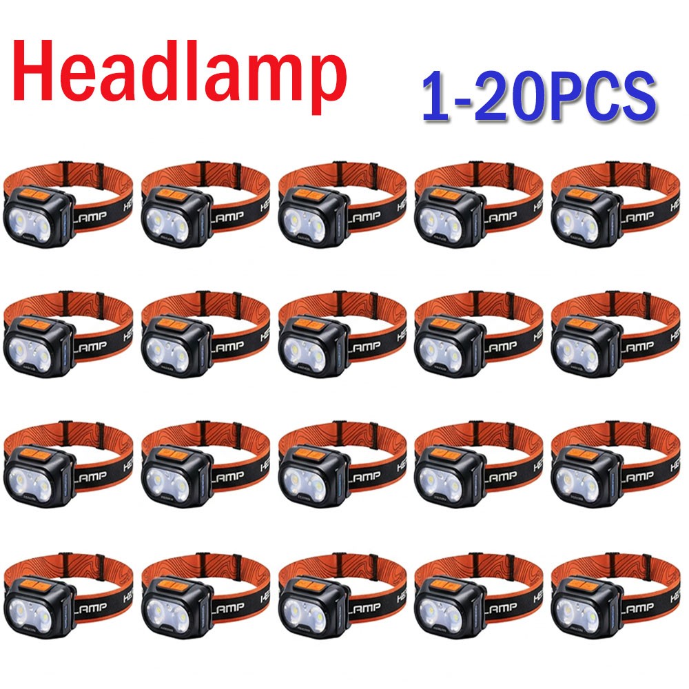Super Bright LED Headlamp Rechargeable Headlight Flashlight Head Torch 1000mAh