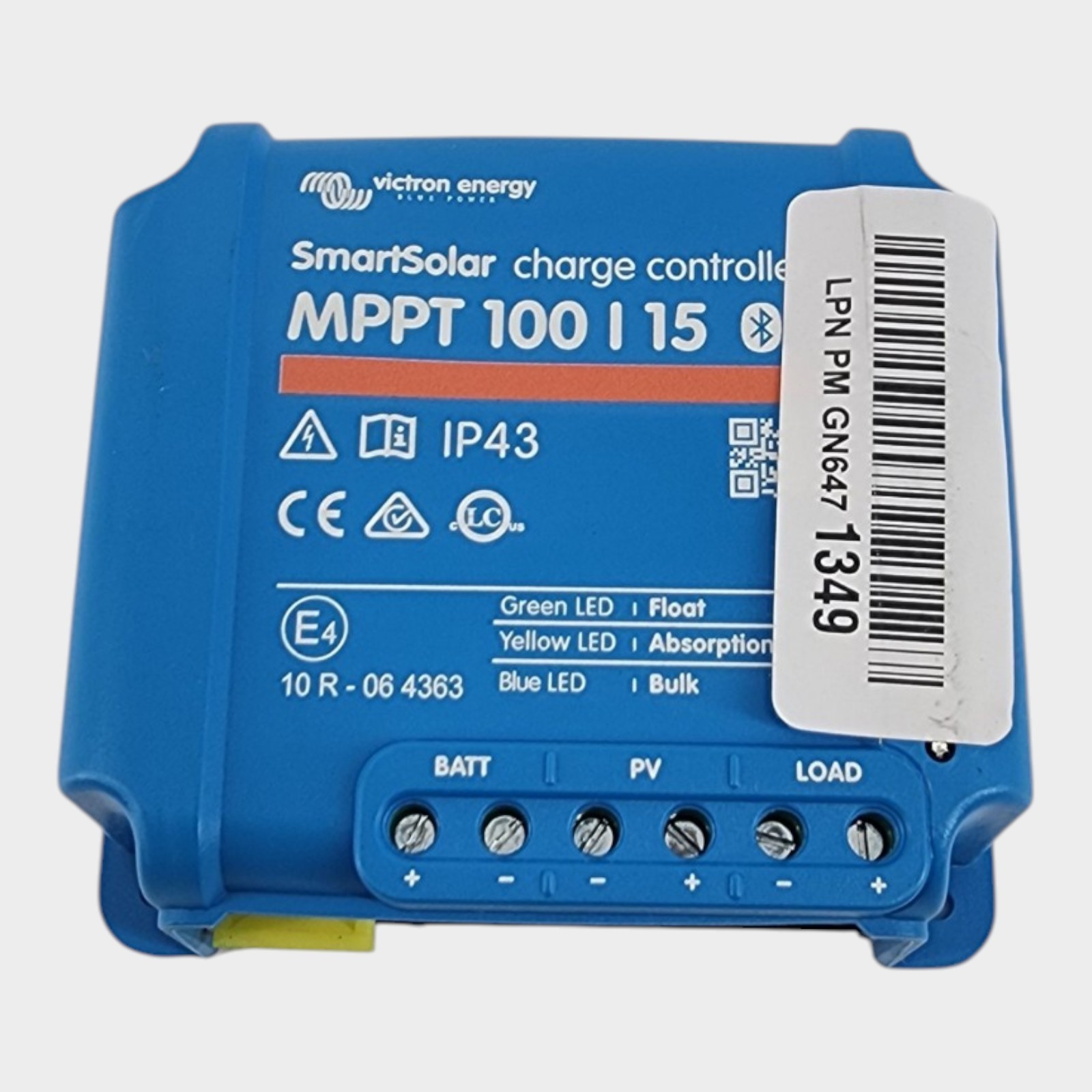 Victron Energy SmartSolar MPPT 100/15 Solar Charge Controller 12/24 V