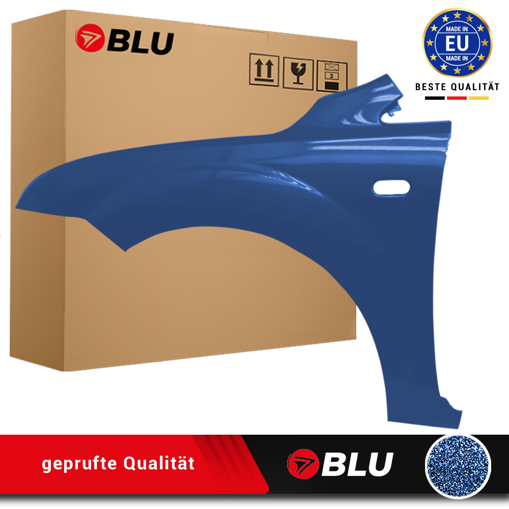 Fender For Ford Focus Mk2 II 5DVE Left Denim Blue 04-08 Front Painted New
