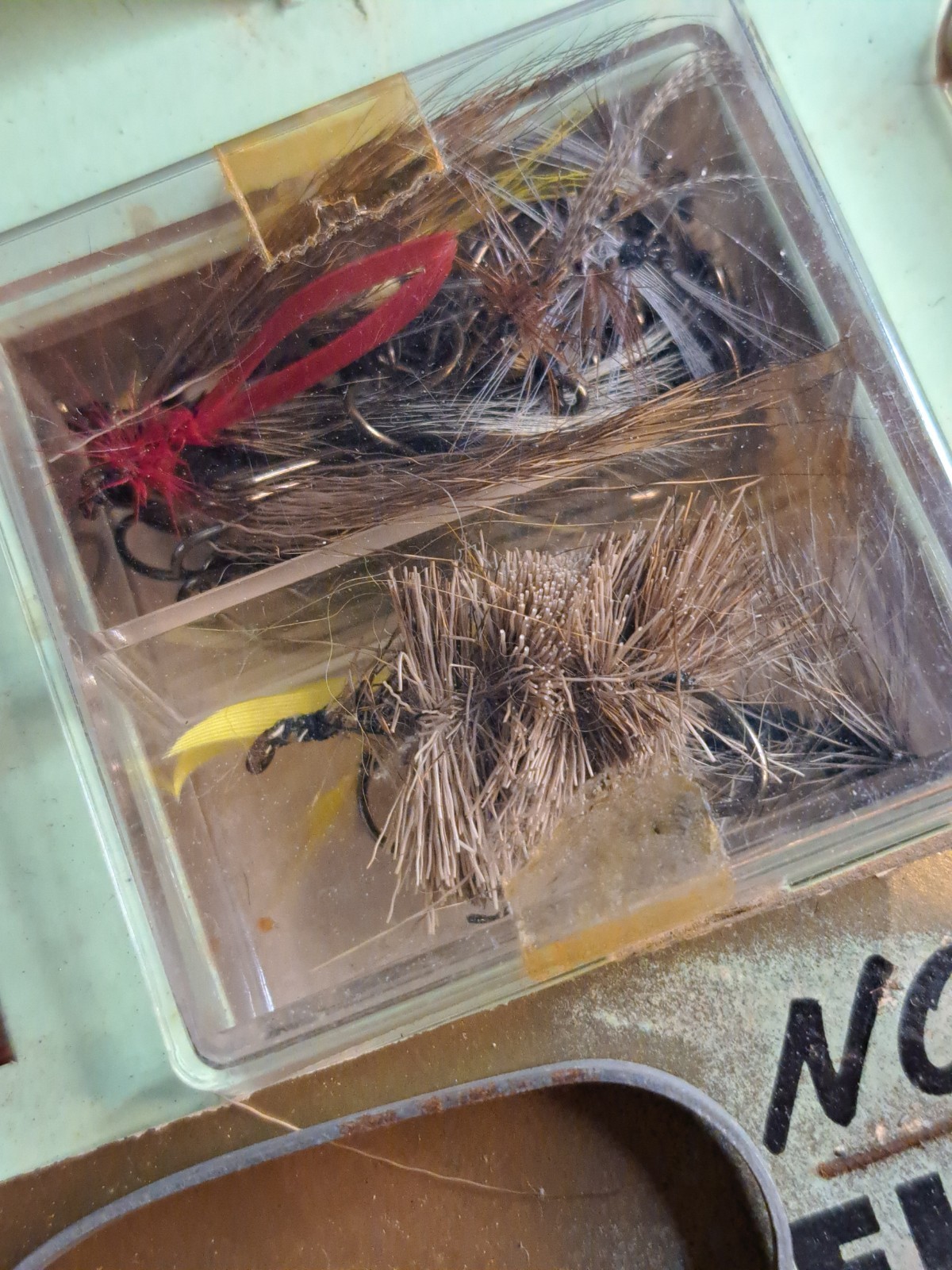Vintage Noll No. 201 Custom De Luxe Fly Tying Kit w/ Trout Flies Book + Extras A