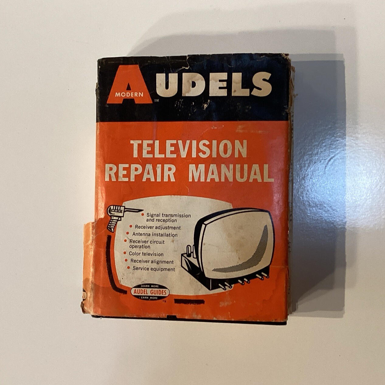 Audels Television Service Manual 1963 Second Edition First Printing Hc Dj