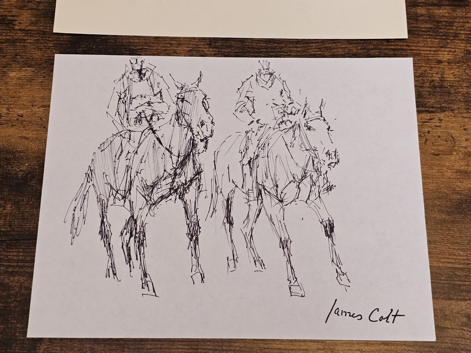 James Colt Western Cowboys Sketching (37)