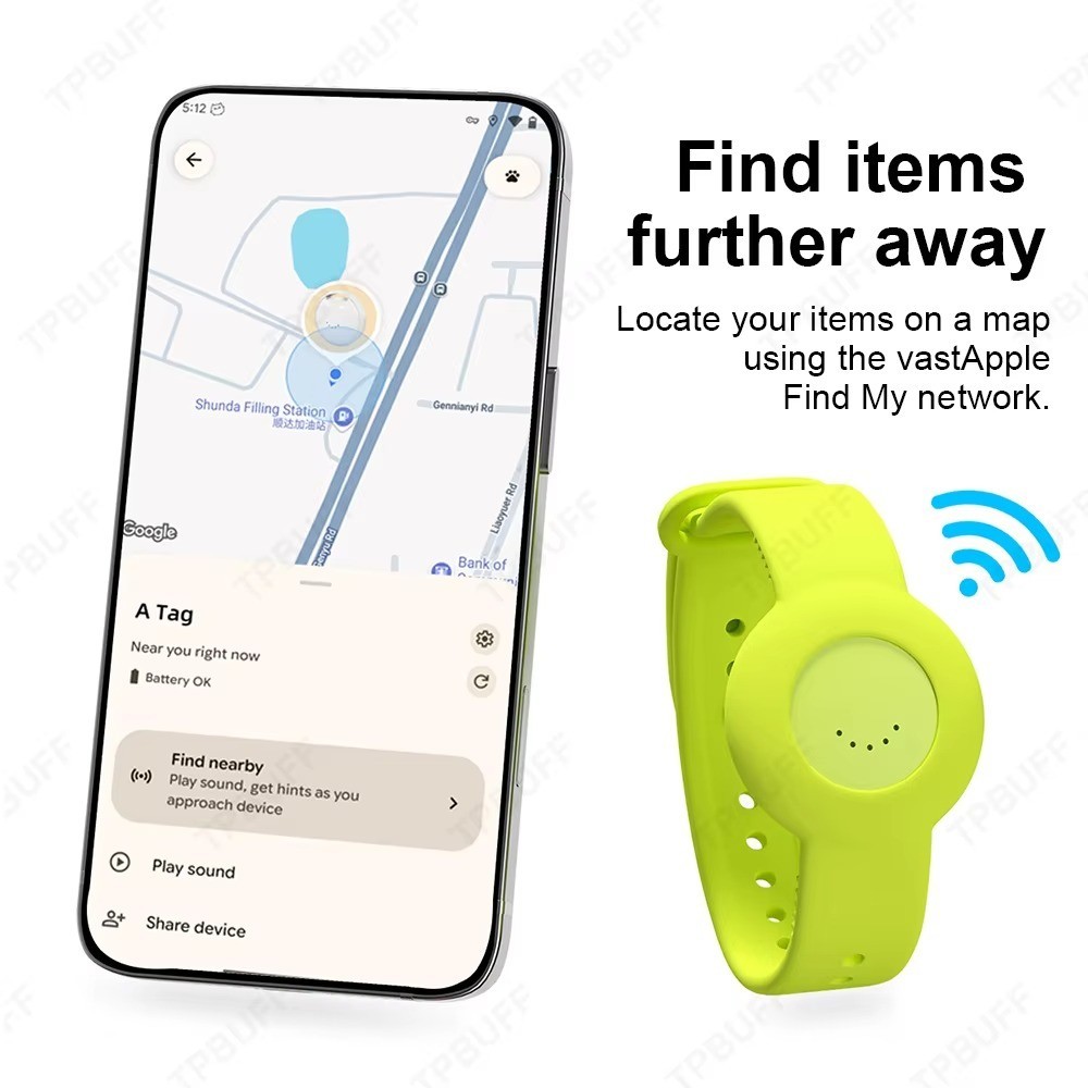 GPS Car Tracker Bracelet Kids Elderly Vehicles Tracking Device for iPhone / IOS