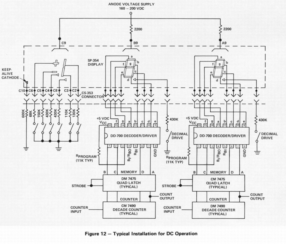 BECKMAN SPERRY RAND - DD700 - IC. Opto Display Driver with Decoder, 16 Pin DIP.